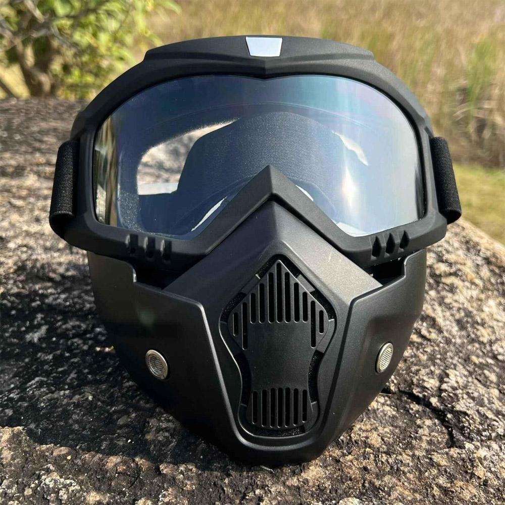 Transparent Glass Durable Black Helmet 1pc Designed For Safety and Comfort